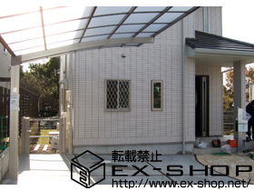 のカーポート カーブポートシグマIII 積雪〜20cm対応 施工例