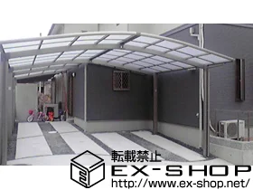 LIXIL リクシル(トステム)のカーポート カーブポートシグマⅢ 積雪～20cm対応 施工例