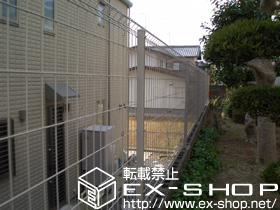 のフェンス・柵 FCS-61型フェンス フリーポールタイプ 施工例