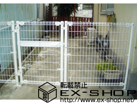 のフェンス・柵 ハイグリッドフェンスN1型 施工例