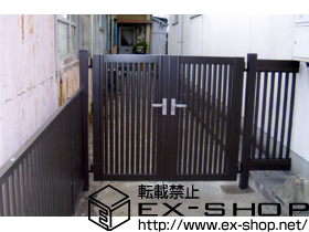 のフェンス・柵 プリレオR4型フェンス 間仕切りタイプ 施工例