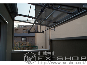 のバルコニー・ベランダ屋根 ライザーテラスII F型 屋根タイプ 単体 積雪〜20cm対応 施工例