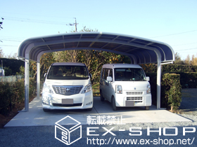 のカーポート テールポートシグマIII ワイド 積雪〜20cm対応 施工例