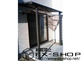 のテラス屋根 ライザーテラスII F型 単体 テラスタイプ 積雪〜20cm対応 施工例