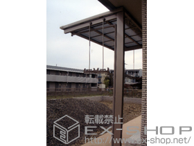 のテラス屋根 バリューテラスFタイプ 独立式 単体 積雪〜20cm対応 施工例