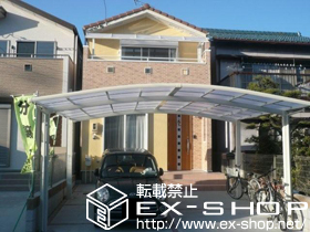 のカーポート カーブポートシグマ? ワイド 積雪〜20cm対応 施工例