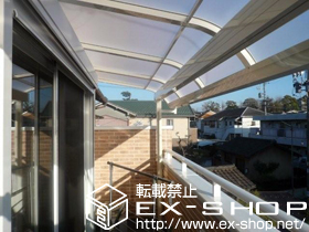 のバルコニー・ベランダ屋根 ライザーテラス?R型 屋根タイプ 単体 積雪〜20cm対応 施工例