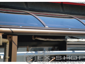 のバルコニー・ベランダ屋根 ヴェクター R型 屋根タイプ 単体　積雪〜20cm対応 施工例