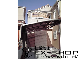 のバルコニー・ベランダ屋根 ヴェクター R型 屋根タイプ 単体 積雪〜20cm対応 施工例