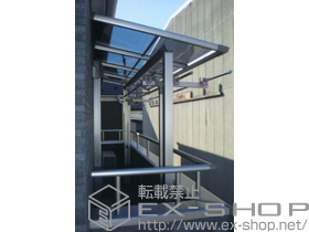 のバルコニー・ベランダ屋根 ヴェクターテラス F型 屋根タイプ 単体 積雪〜20cm対応 施工例