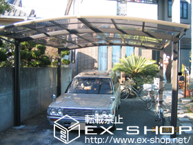 のカーポート カーブポートシグマ? ワイド 積雪〜20cm対応 施工例