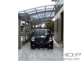 のカーポート カーブポートシグマ? 縦連棟 積雪〜30cm対応 施工例