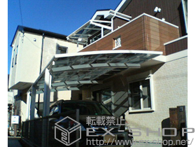 のバルコニー・ベランダ屋根 ヴェクター F型 単体 ルーフタイプ 積雪〜20cm対応 施工例