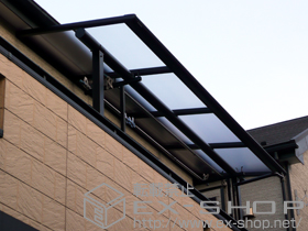 のバルコニー・ベランダ屋根 ヴェクターテラス F型 屋根タイプ 単体 積雪〜20cm対応 施工例