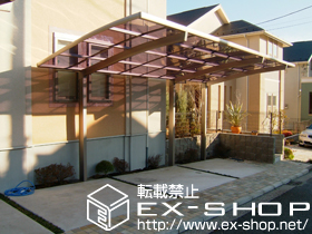 のカーポート カーブポートシグマIII  延長 積雪〜30ｃｍ対応 施工例