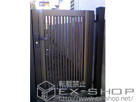 の門扉 シャレオR2型 片開き［柱使用］ 施工例