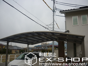 のカーポート カーブポートシグマＩＩＩ ワイド 積雪〜20cm対応 施工例