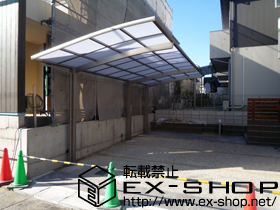 のカーポート カーブポートシグマ? 延長 積雪〜20cm対応 施工例