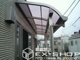 のバルコニー・ベランダ屋根 ライザーテラスII R型 屋根タイプ 連棟 積雪〜20cm対応 施工例