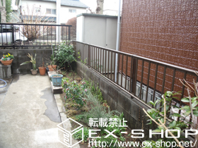 のフェンス・柵 ハイサモア＜旧＞ フリーポールタイプ 施工例