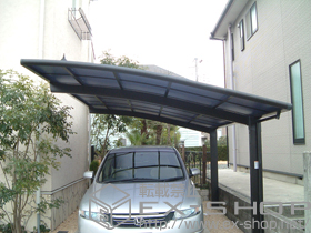 のカーポート カーブポートシグマIII 積雪〜30cm対応 施工例