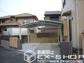 のカーポート カーブポートシグマIII  M合掌 積雪〜20cm対応 施工例