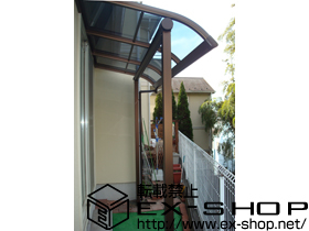 のテラス屋根 プレシオステラス R型 テラスタイプ 単体 積雪〜20cm対応 施工例