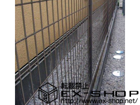 のフェンス・柵 アルメッシュフェンス1型 間仕切りタイプ 施工例