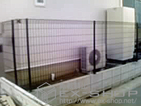 のフェンス・柵 ハイグリットフェンＮ8型[フリーポールタイプ] 施工例