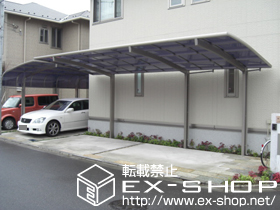 のカーポート カーブポートシグマIII 延長 積雪〜20cm対応 施工例