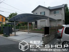 YKKAPのカーポート レイナツインポート 積雪～20cm対応 施工例