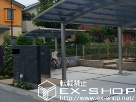 のサイクルポート・駐輪場 レイナポートミニ 積雪〜20cm対応 施工例