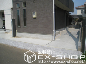 の機能門柱・ポスト 機能ポール　モデア　SLY色 施工例