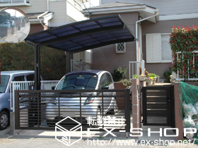 のカーポート カーブポートシグマ? 積雪〜20cm対応 施工例