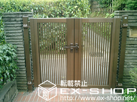 の門扉 シャレオR2型 門扉 柱使用 施工例