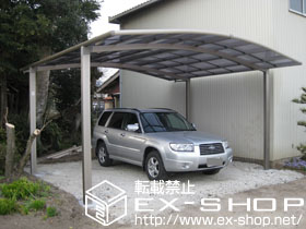 のカーポート カーブポートシグマIII ワイド 積雪〜20cm対応 施工例