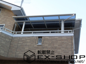 のバルコニー・ベランダ屋根 ヴェクター F型 単体 屋根タイプ 積雪〜20cm対応 施工例