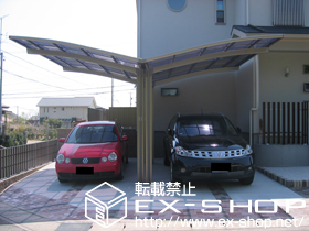 のカーポート カーブポートシグマIII Y合掌　積雪〜20cm対応 施工例