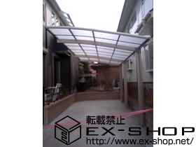 のカーポート カーブポートシグマIII  延長 積雪〜20cm対応 施工例