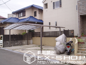 のカーポート カーブポートシグマ? ワイドタイプ 積雪〜20cm対応 施工例