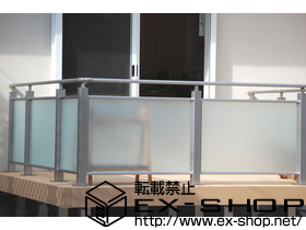 のウッドデッキ リウッドデッキII  単体＋シンプルモダンデッキフェンス5型（T80）※3面囲い 施工例