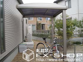 のサイクルポート・駐輪場 キューブポートプラス ミニ 積雪〜20cm対応 施工例