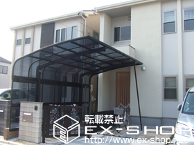 のフェンス・柵 エクスラインフェンス2型 自由柱施工 施工例