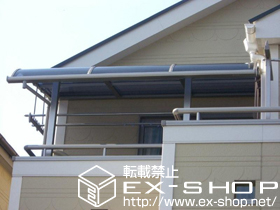 のバルコニー・ベランダ屋根 ライザーテラスII R型 屋根タイプ 単体 積雪〜20cm対応 施工例