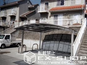 のカーポート プレシオスポート ワイド 積雪〜20cm対応 施工例