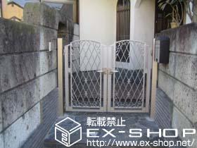 の門扉 ファンタジア門扉 1型 両開き 施工例