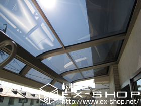 のバルコニー・ベランダ屋根 パワーアルファ RB型 屋根タイプ 単体 積雪〜30cm対応 施工例