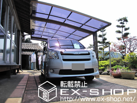 のカーポート カーブポートシグマ? 積雪〜20cm対応 施工例