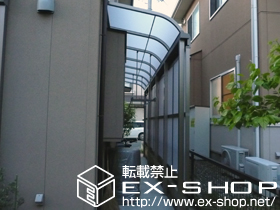 のテラス屋根 ライザーテラスII R型 テラスタイプ 連棟 積雪〜20cm対応 施工例