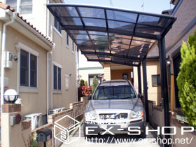 のカーポート カーブポートシグマIII  延長 積雪〜30ｃｍ対応 施工例